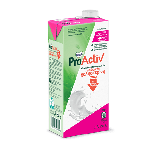 Product Page, Προϊόν με Γάλα Becel ProActiv ημιαποβουτυρωμένο (1,8% λιπαρά) με επιπλέον ασβέστιο