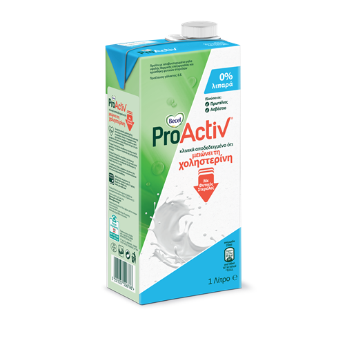 Product Page, Becel ProActiv προϊόν με αποβουτυρωμένο γάλα (0% λιπαρά)