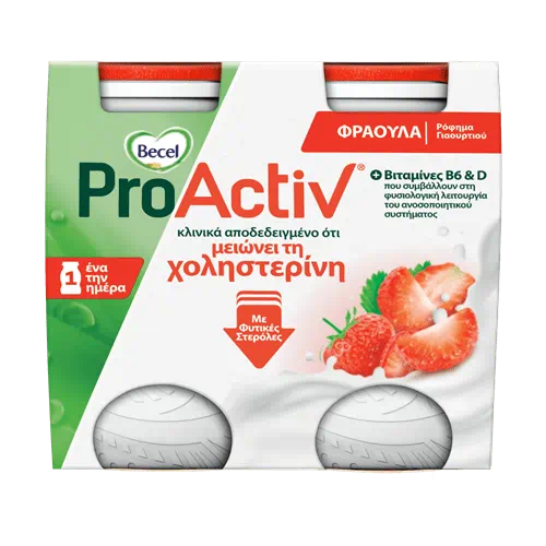 Product Page, Ρόφημα γιαουρτιού Becel ProActiv Φράουλα