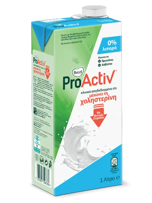 Product Page, Becel ProActiv με αποβουτυρωμένο γάλα (0% λιπαρά)