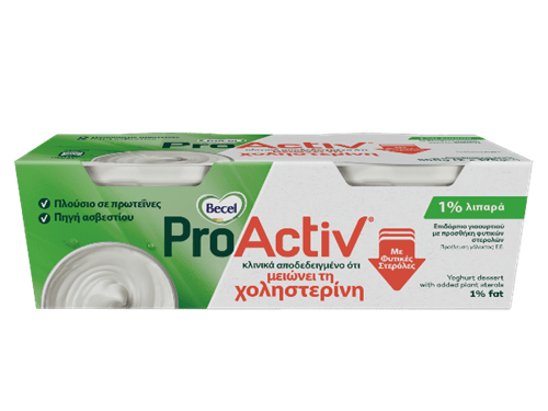 Product Page, Επιδόρπιο γιαουρτιού Becel ProActiv Κλασική γεύση