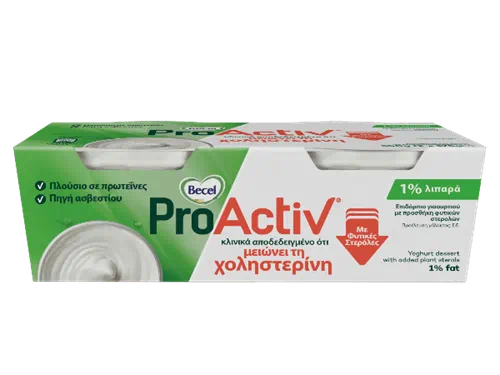 Product Page, Επιδόρπιο γιαουρτιού Becel ProActiv Κλασική γεύση