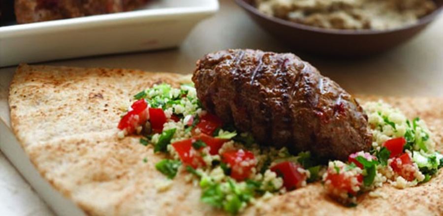 recipe image Lamb Koftas with Couscous Tabouli Recipe