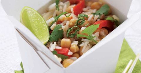 recipe image Asian Chickpea and Rice Salad
