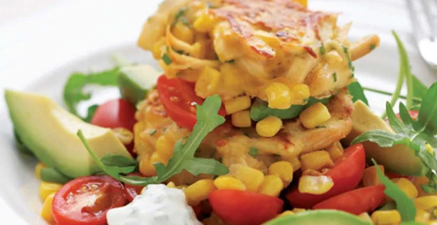 recipe image Chicken, Chives and Corn Fritters