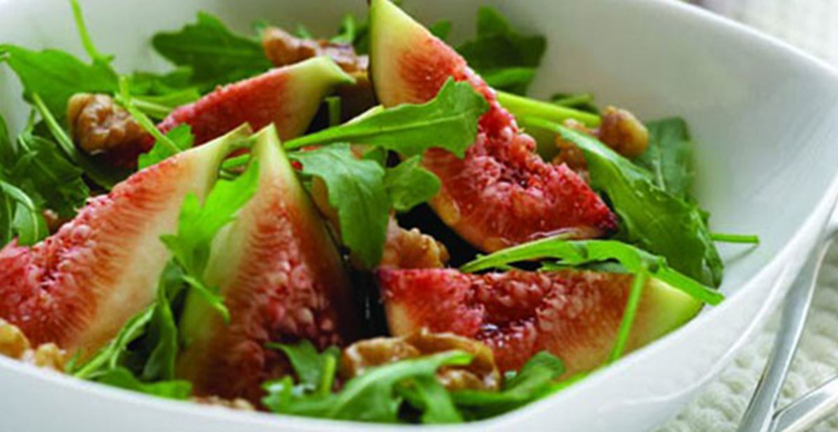 recipe image Fig, Walnut and Rocket Salad