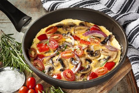 recipe image Omelette with Tomatoes and Mushrooms