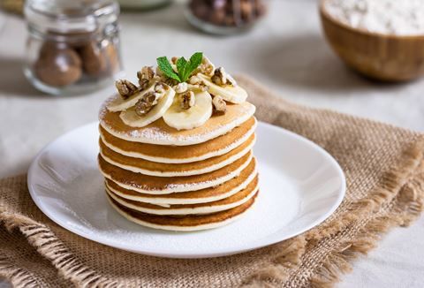 recipe image Oatmeal Pancakes with Banana