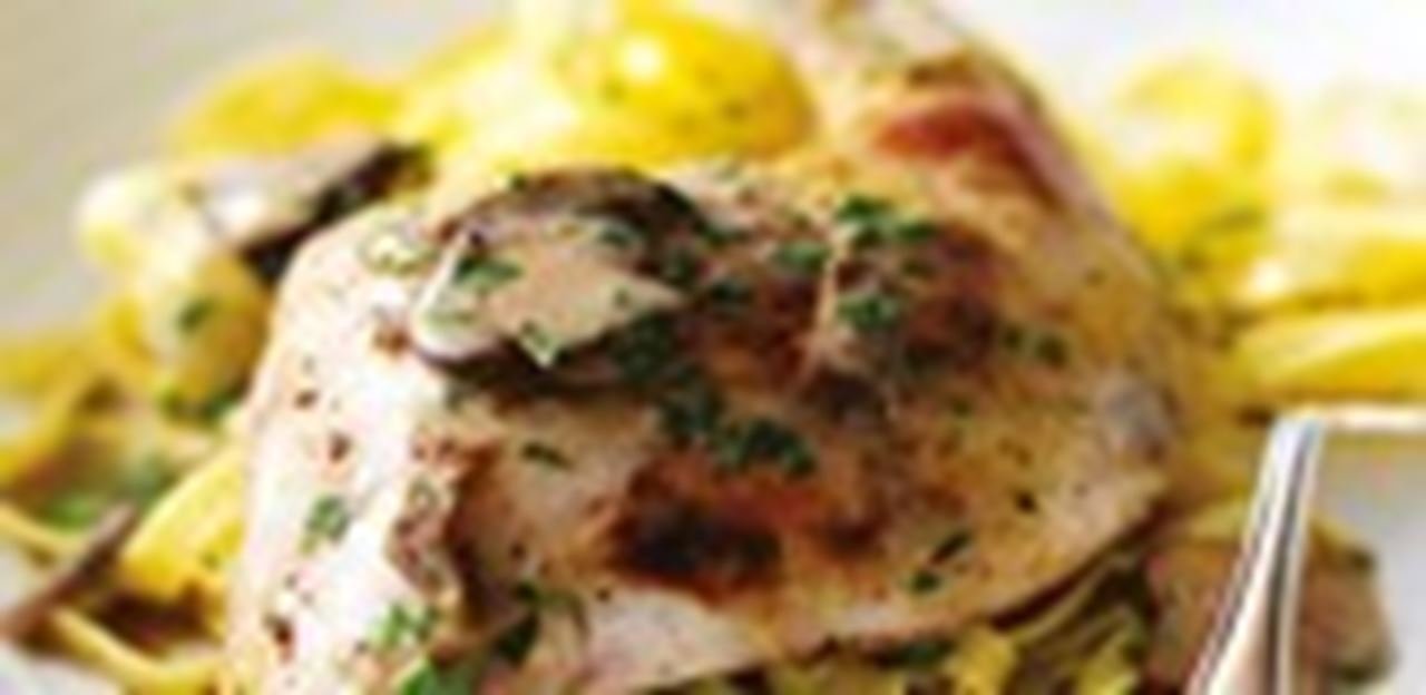 recipe image Rabbit with Mushroom and Mustard