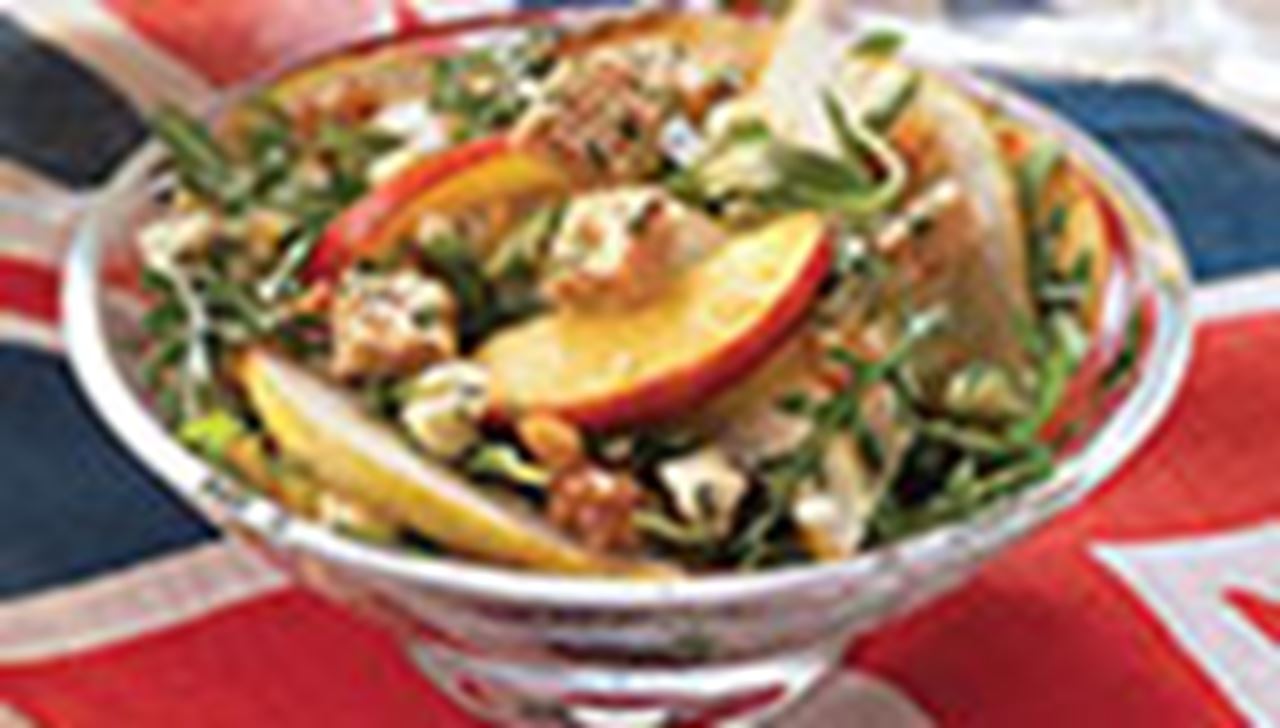recipe image Nectarine & Pear Salad with Stilton