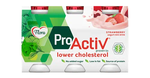 Product Page, Flora ProActiv Mini Drink Strawberry