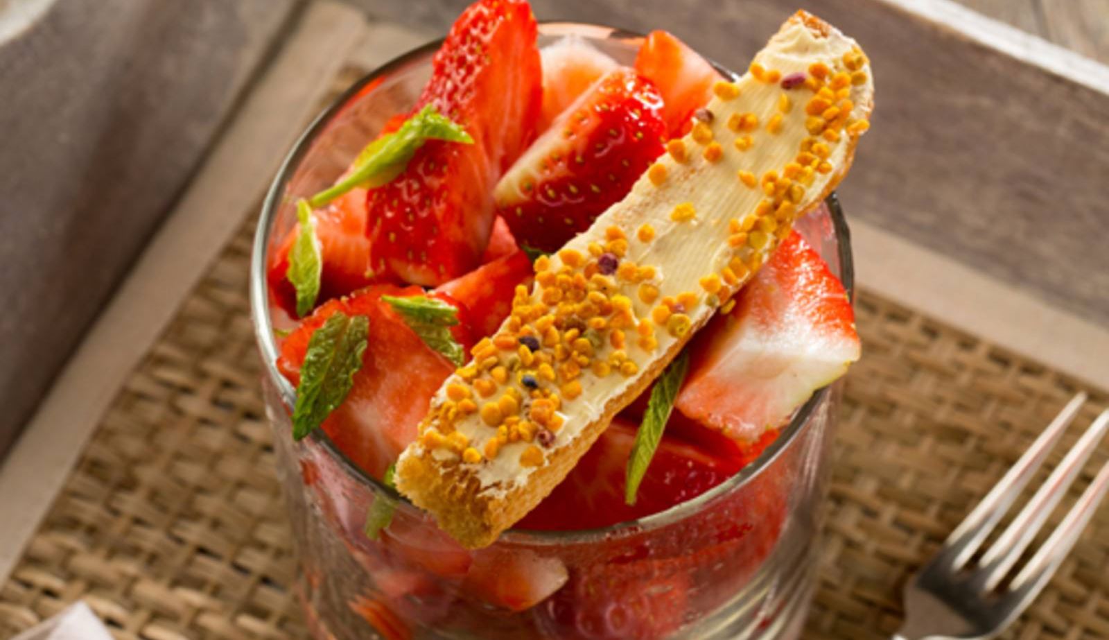 Merienda de fresas
