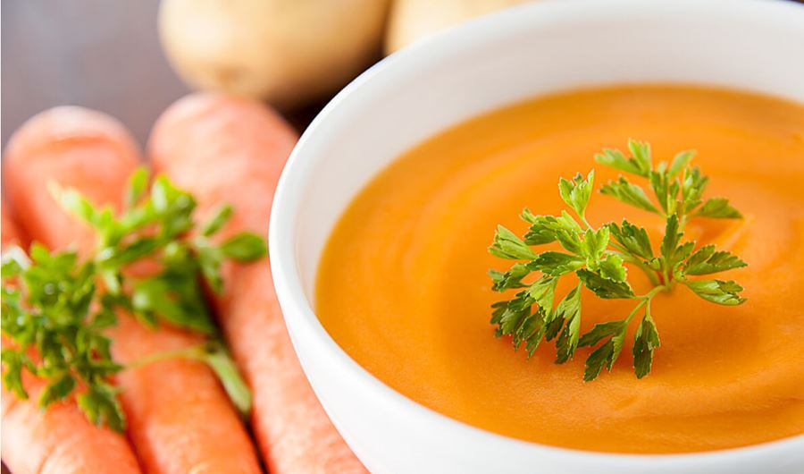recipe image Soupe de carottes au gingembre et à la coriandre