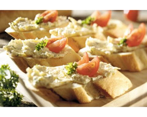 recipe image Crostini à la crème de fromage