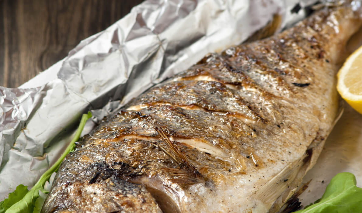 Dorade en papillote au citron