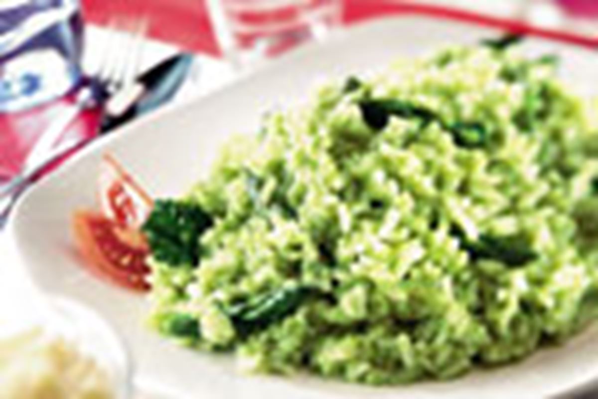 recipe image Risotto aux asperges verte
