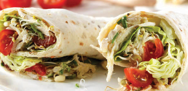 recipe image Wrap au poulet grillé