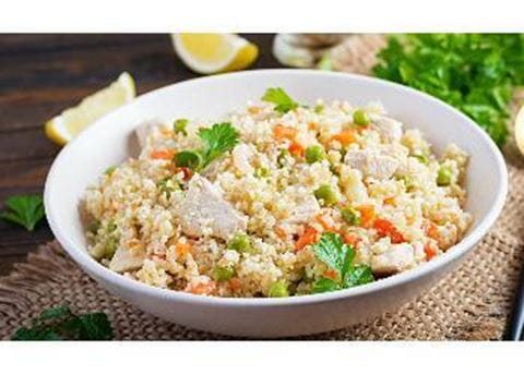 recipe image Salade fraîche de boulgour au poulet