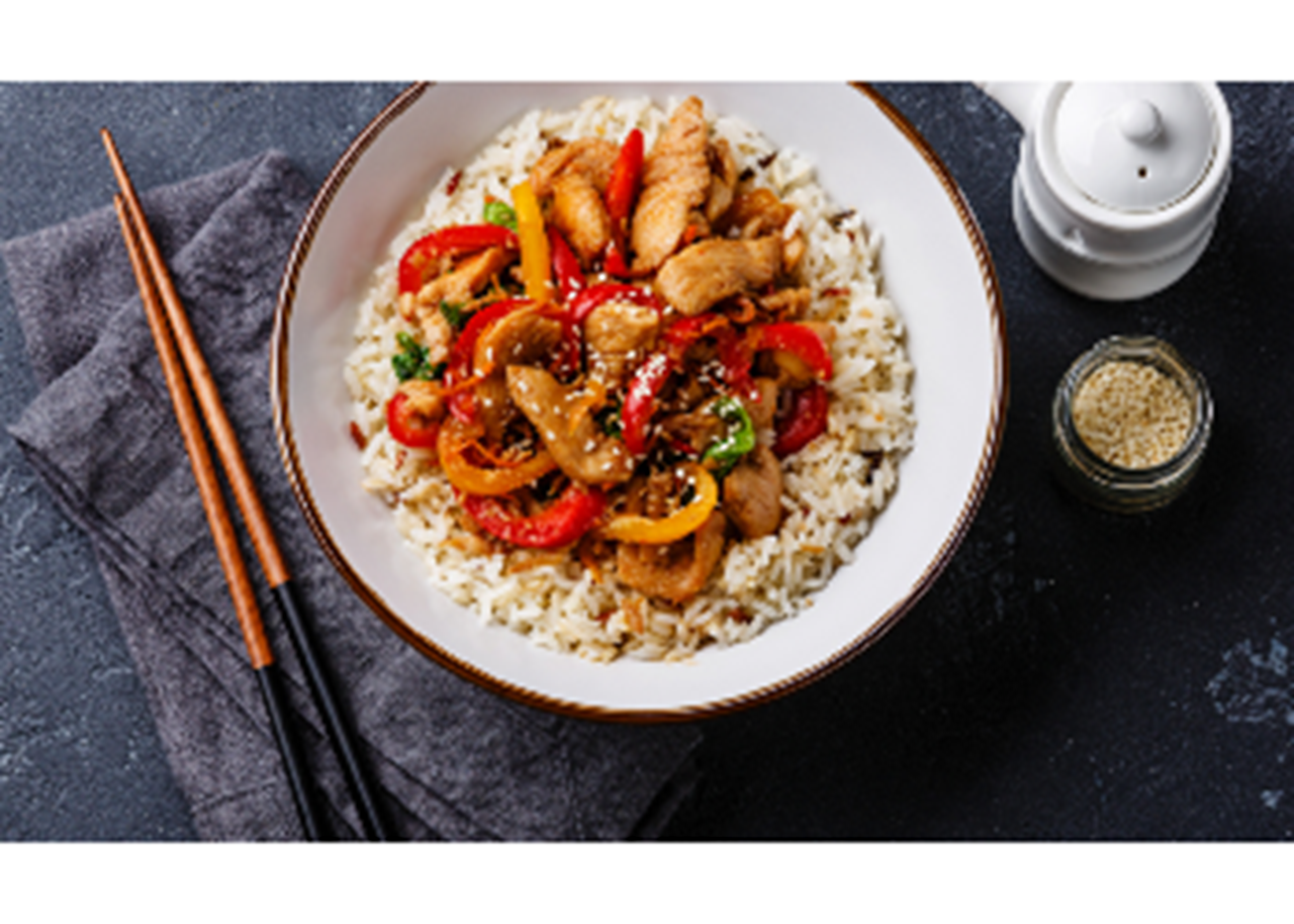 recipe image Wok au poulet et légumes
