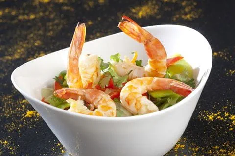 recipe image Crevettes sautées à la thaï