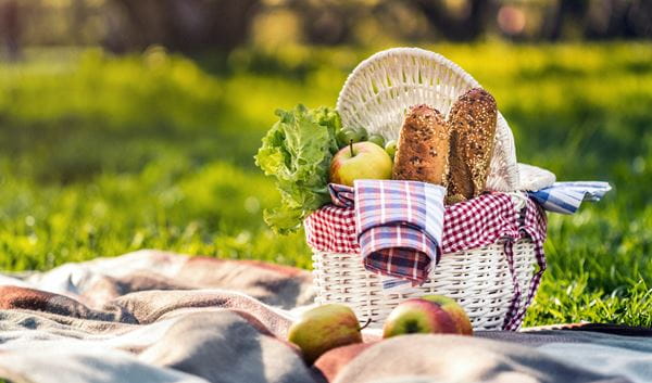Picnic in den hof
