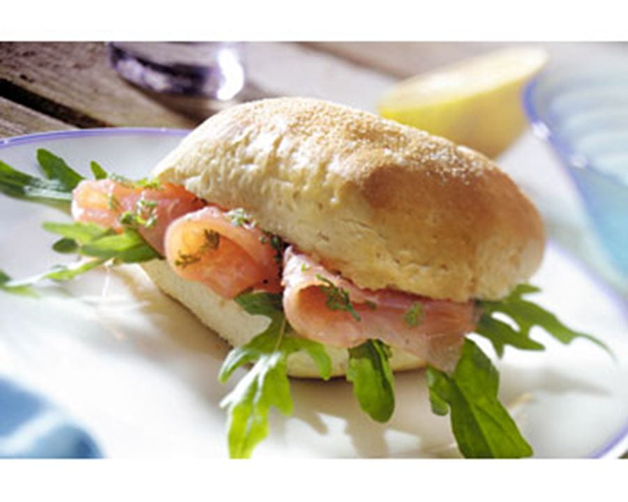 recipe image Panini met zalm