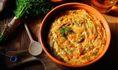 recipe image Stamppot met wortelen en varkensreepjes