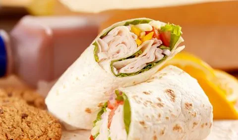 recipe image Kalkoenwraps met frisse spread