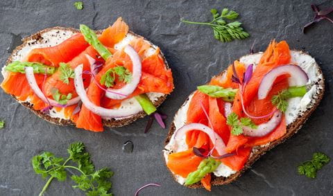 recipe image Broodje met gerookte zalm