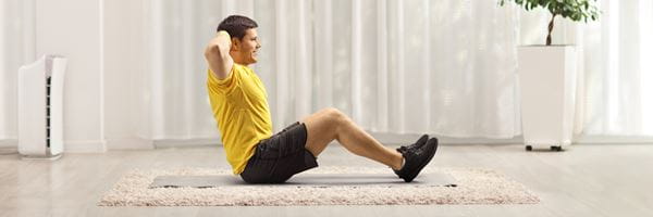 Eenvoudige ideeën voor een thuis workout