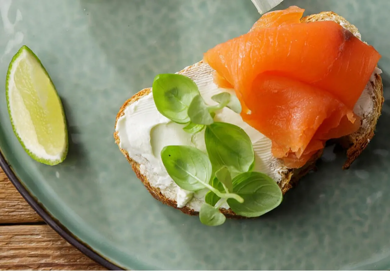 recipe image Broodje met gerookte zalm