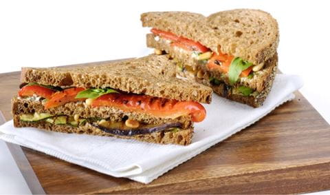 recipe image Sandwich met geroosterde groenten