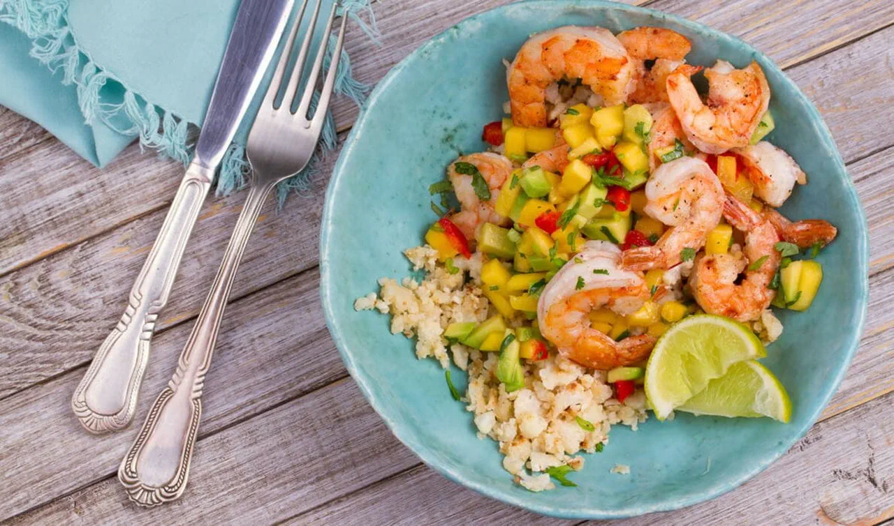 recipe image Scampi’s met mangosalsa