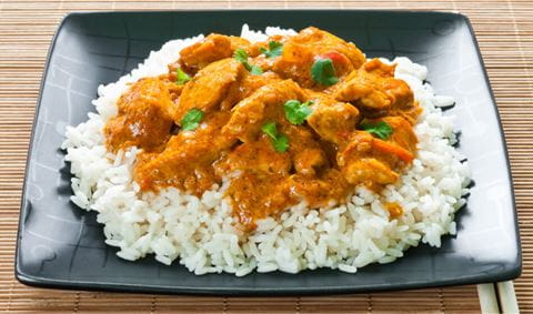 recipe image Rode curry met kip en groenten