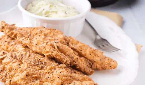 recipe image Fish & chips met yoghurtdipsausje