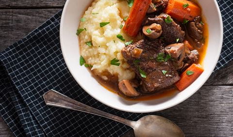 recipe image Runderstoofpotje met puree