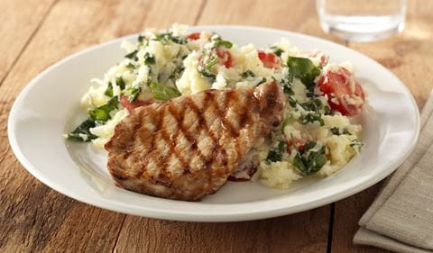 recipe image Stamppot koolrabi met waterkers en varkensfilet