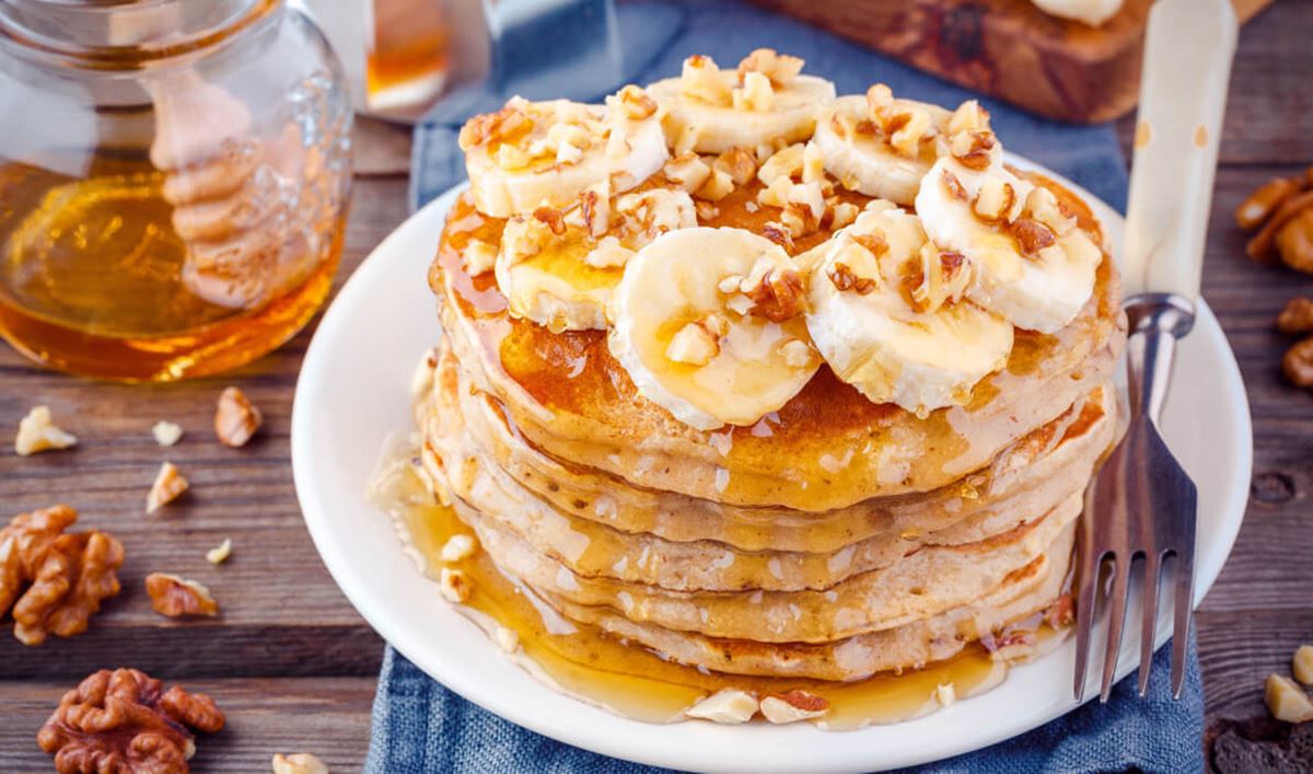 recipe image Havermoutpannenkoeken met banaan