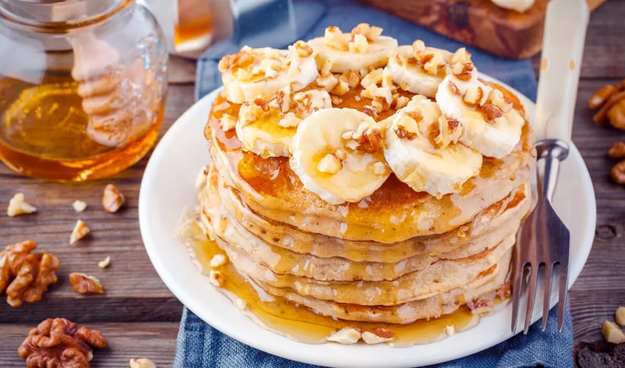 recipe image Havermoutpannenkoeken met banaan