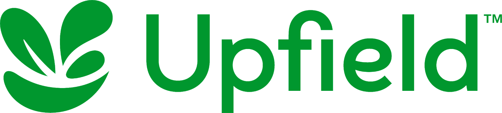 Upfield logo white