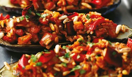 recipe image Beringelas Recheadas