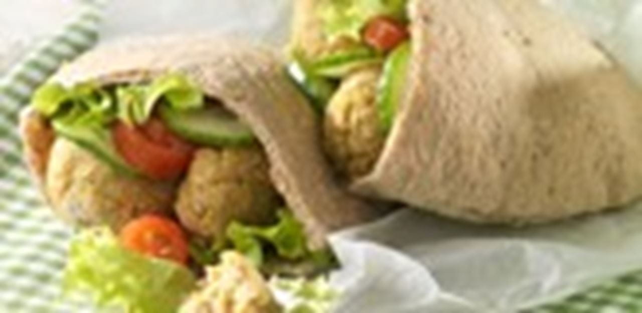 recipe image Falafel com molho de beringela